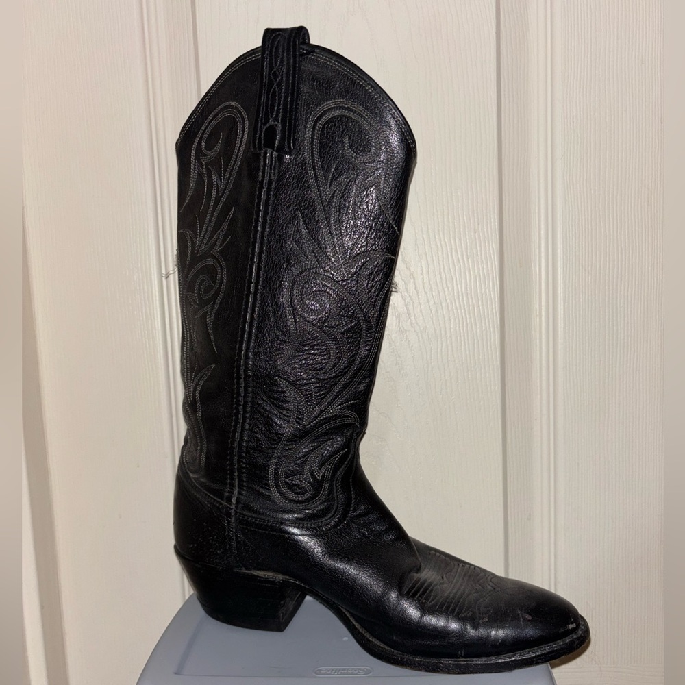 Dan Post Black Cowboy Boots